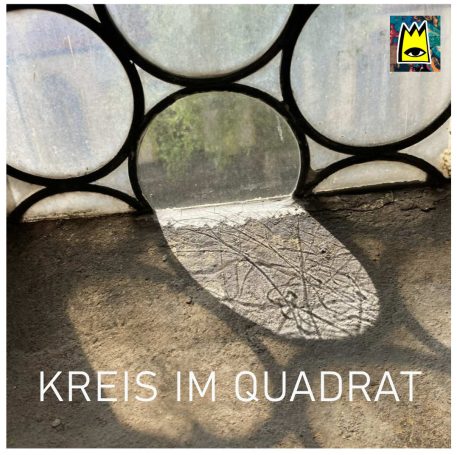 Einladungsflyer Kreis im Quadrat