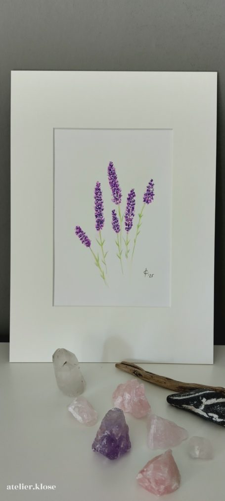 Aquarell Lavendel